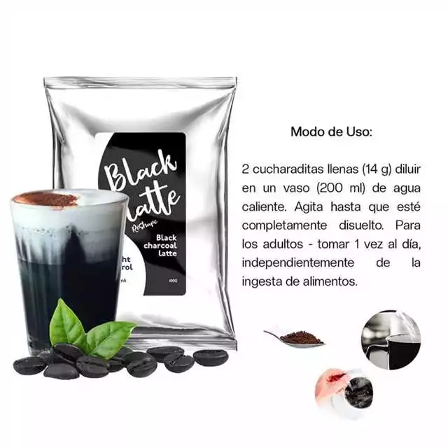 Recibe El Envío De Black Latte
