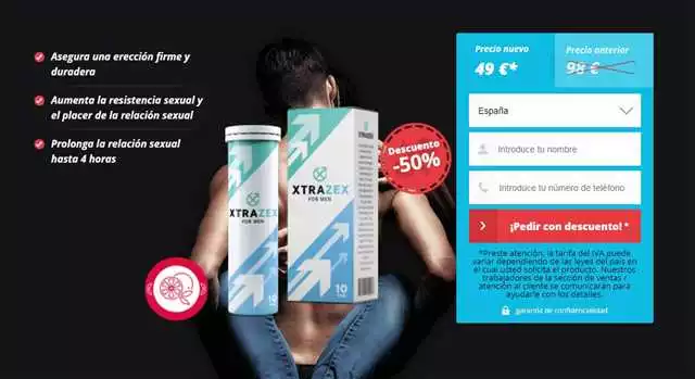Envío rápido y discreto de Xtrazex en línea ¡Compre ahora en España!