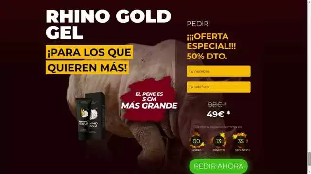 Precio de Rhino Gold Gel en Badajoz – Comprar al mejor precio | Rhino Gold Gel España